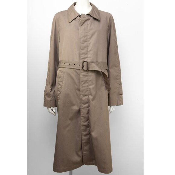 Christian Dior Monsieur Trench Coat Vintage Men's Jacket Taupe